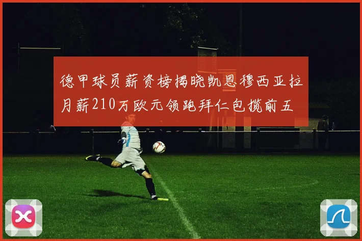 德甲球员薪资榜揭晓凯恩穆西亚拉月薪210万欧元领跑拜仁包揽前五