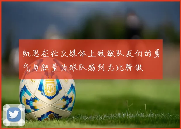 凯恩在社交媒体上致敬队友们的勇气与胆量为球队感到无比骄傲